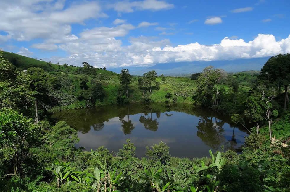 Crater Lake in Uganda