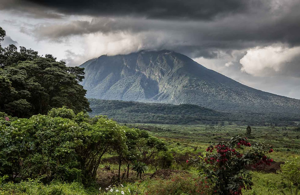 Virunga Mountains of DR Congo